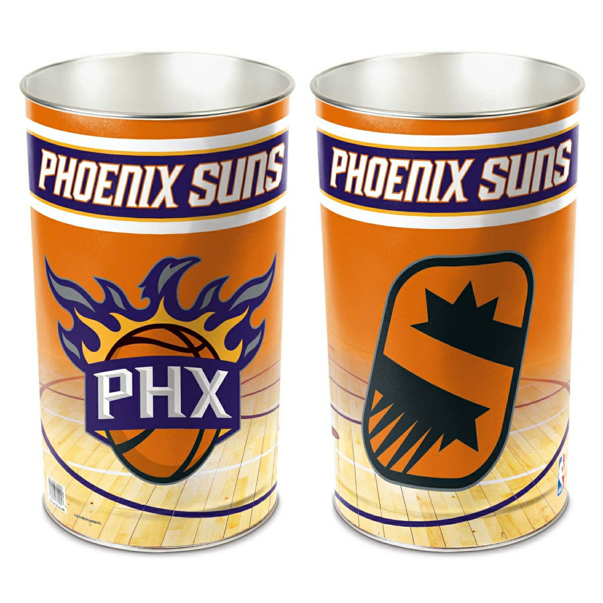 Phoenix Suns WinCraft Metal NBA Wastebasket - Taass sale