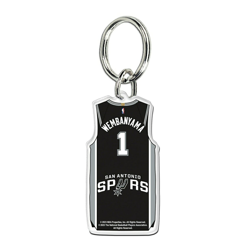 NBA Acrylic Jersey Keyring Victor Wembanyama #1 San Antonio Spurs - Taass sale