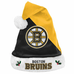 Boston Bruins FOCO Basic Christmas NHL Santa Hat - Taass discount
