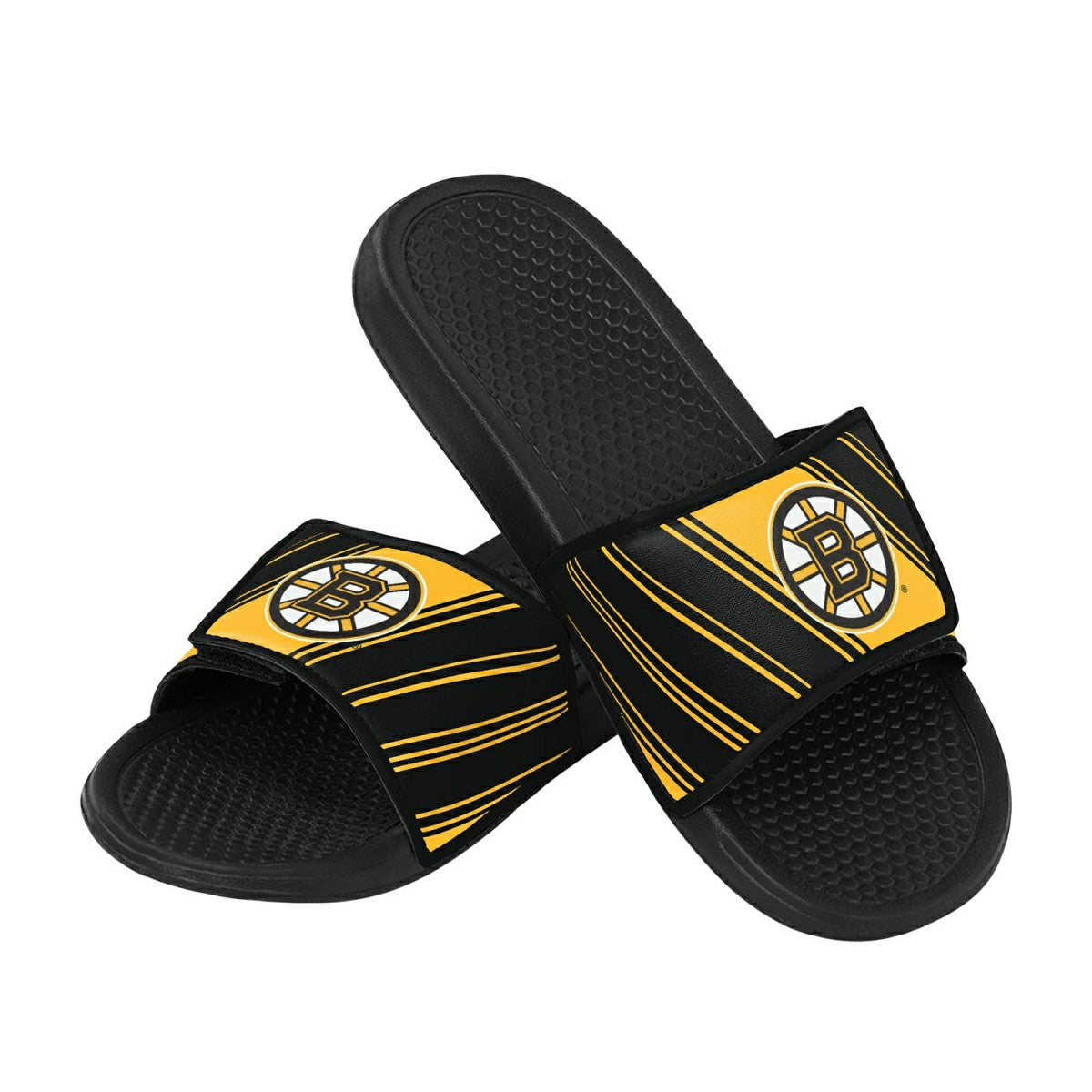 Boston Bruins Legacy Velcro NHL Sport Slides - Taass discount