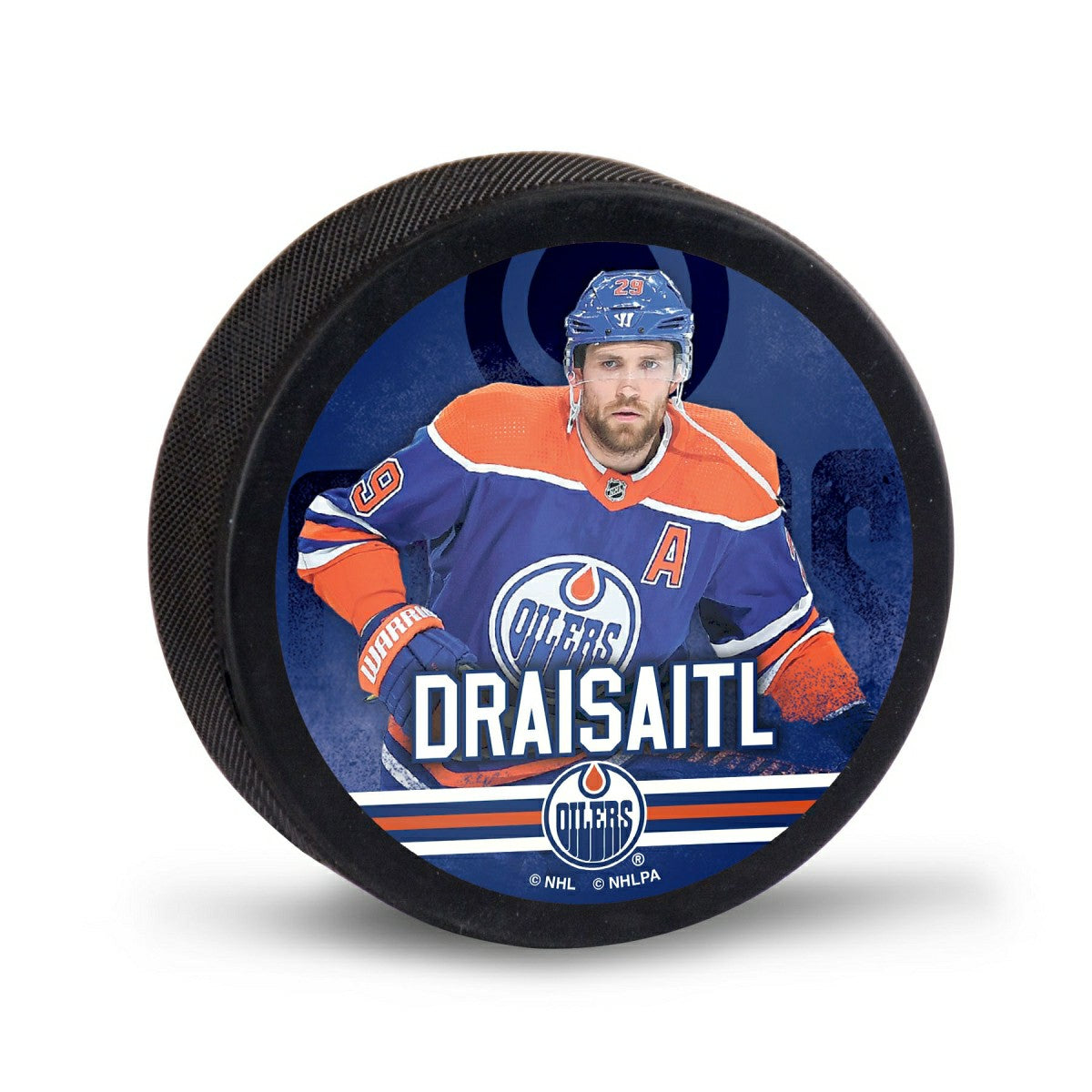 Leon Draisaitl Edmonton Oilers NHL Player Puck - Taass discount