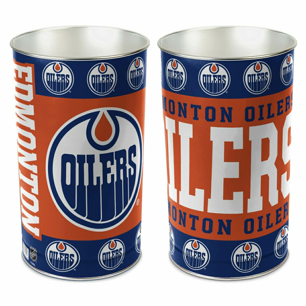 Edmonton Oilers Hockey NHL Wastebasket - Taass online