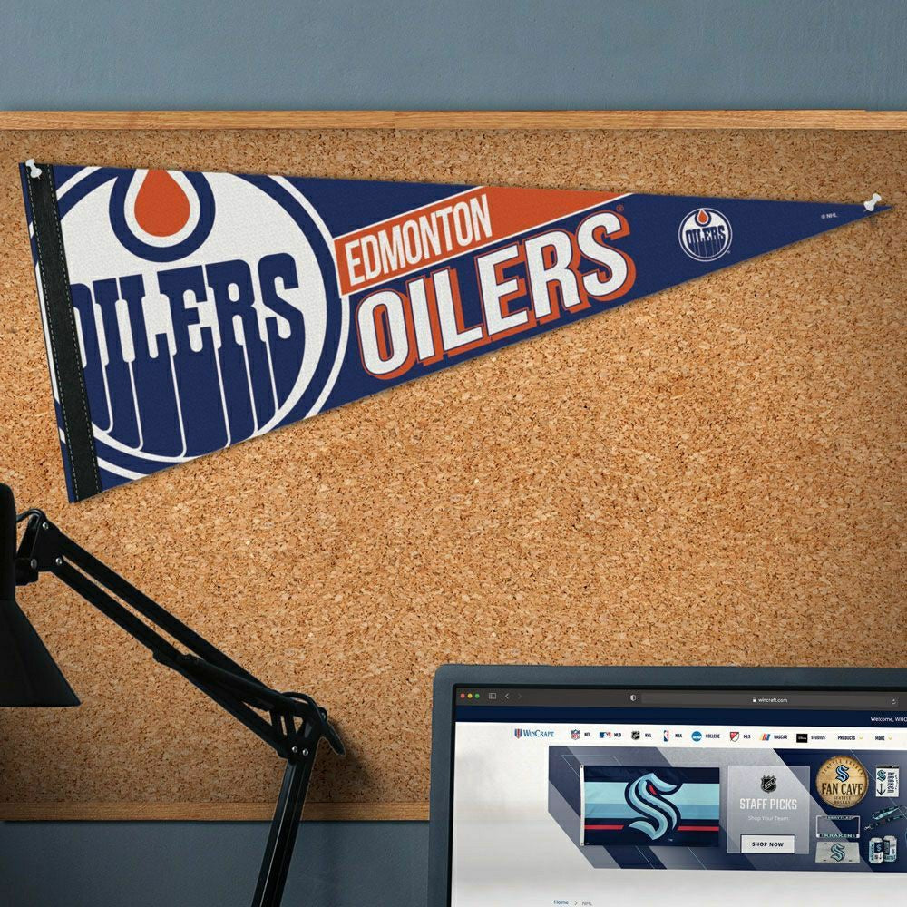 Edmonton Oilers Premium Hockey NHL Pennant - Taass sale