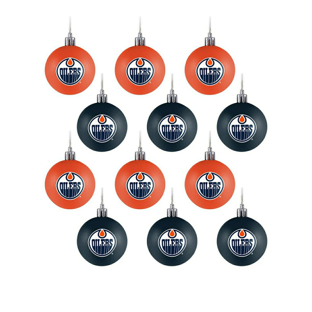 Edmonton Oilers NHL Christmas Ornament Set (12-Piece) - Taass near me