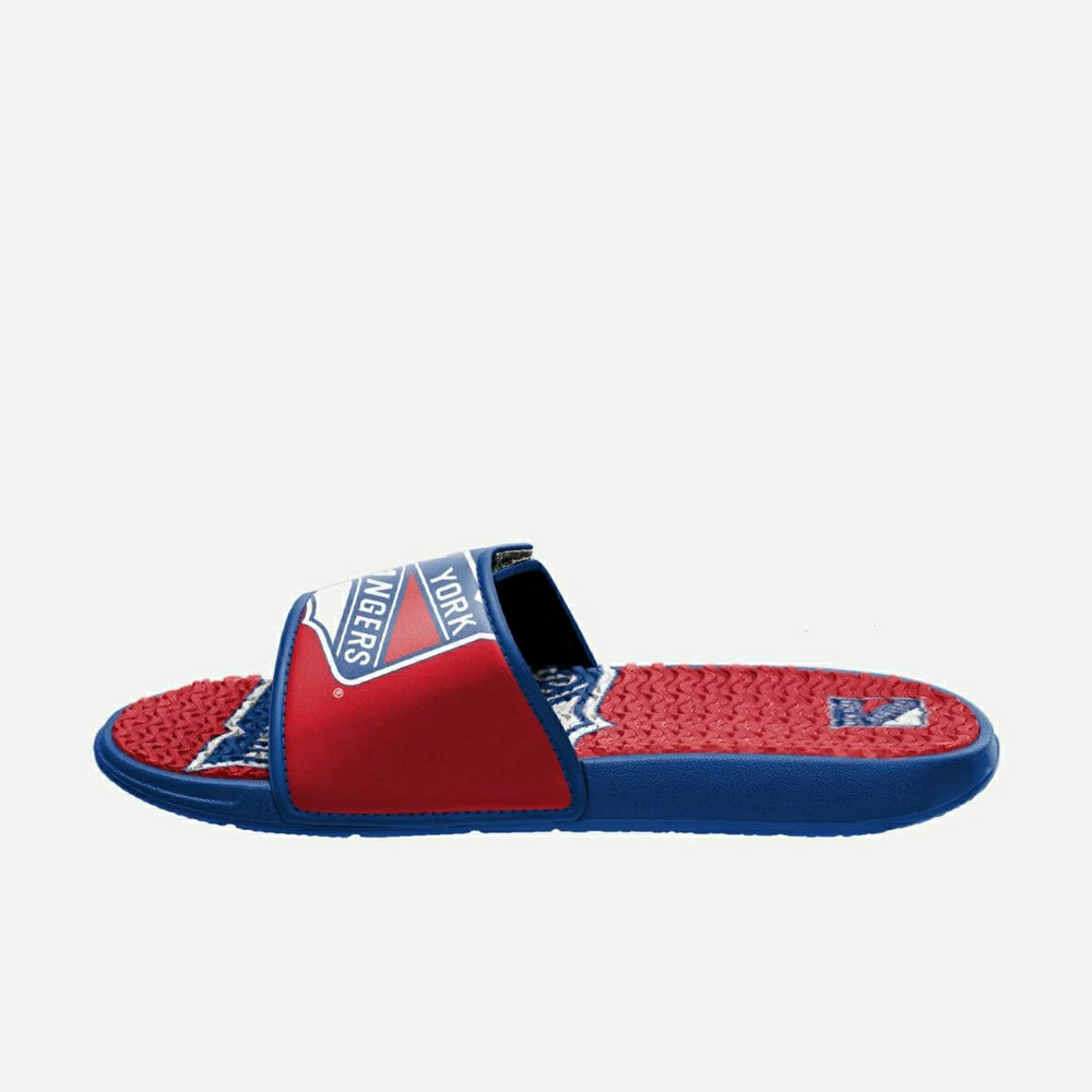 New York Rangers Big Logo NHL Gel Slides - Taass US