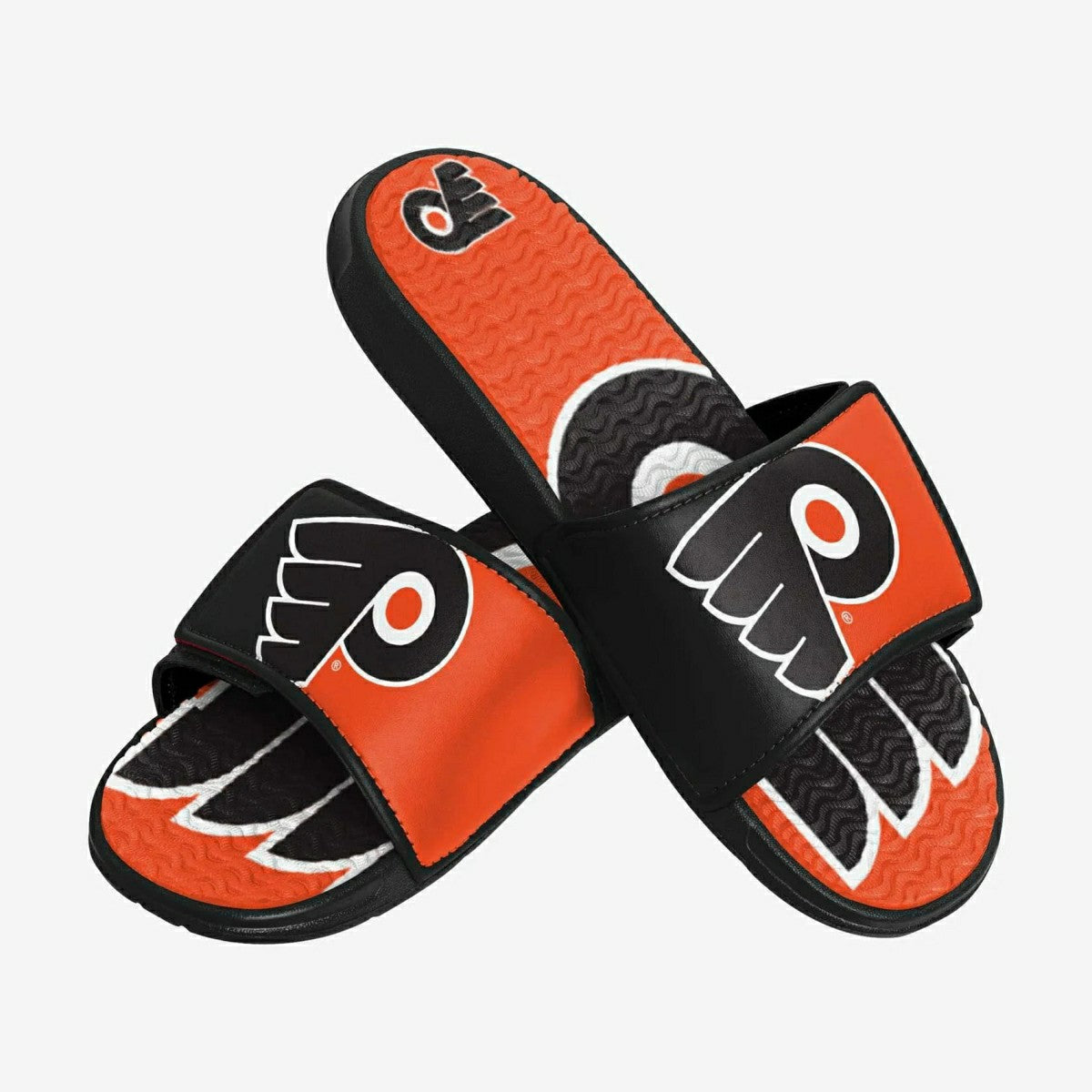 Philadelphia Flyers Big Logo NHL Gel Slides - Taass online
