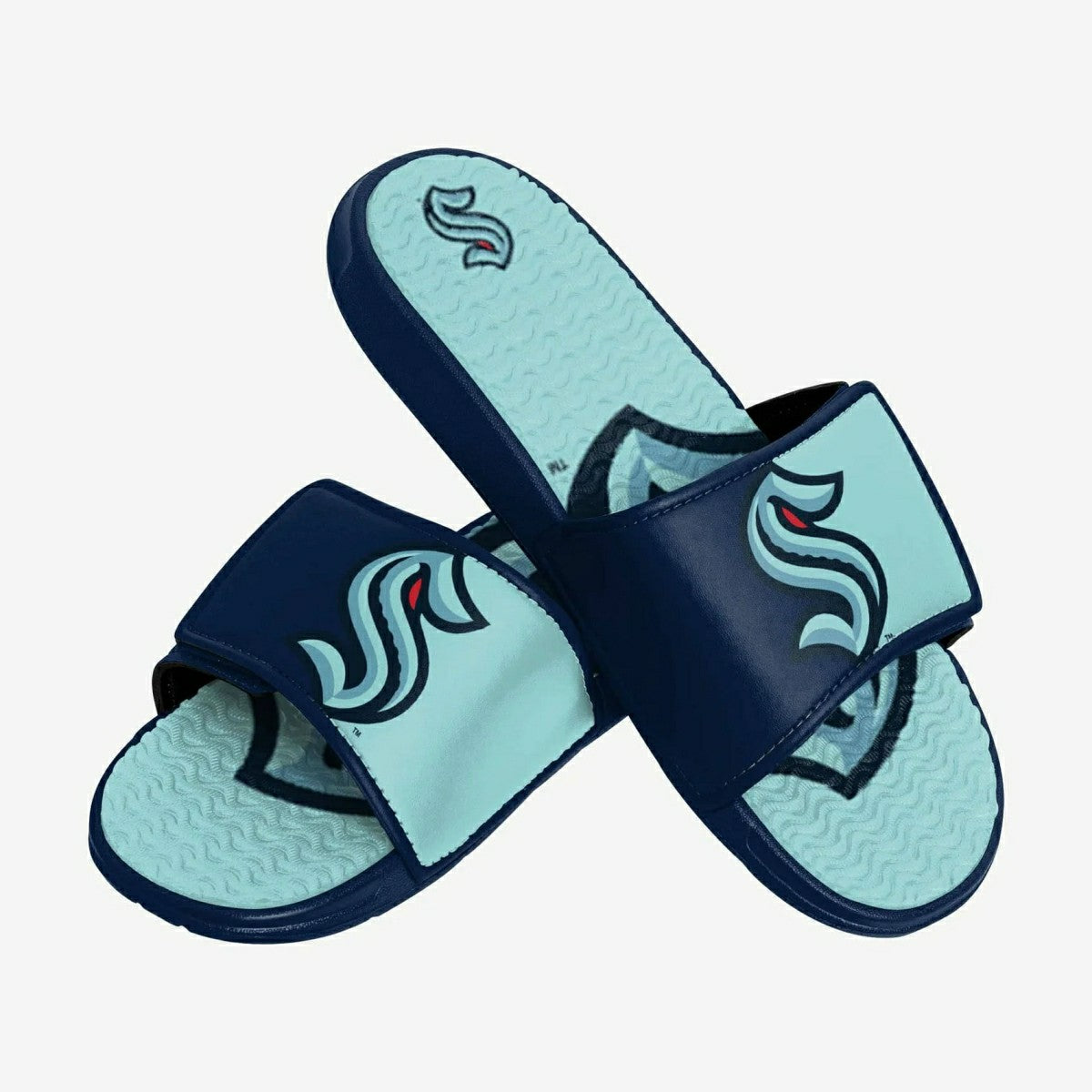 Seattle Kraken Big Logo NHL Gel Slides - Taass sale