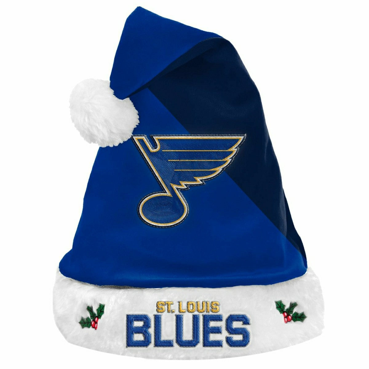 St. Louis Blues FOCO Basic Christmas NHL Santa Hat - Taass sale