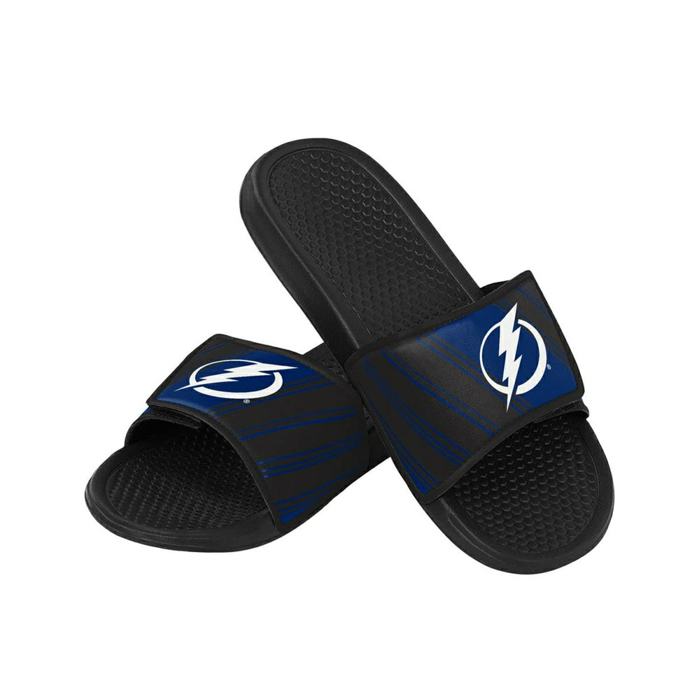Tampa Bay Lightning Legacy Velcro NHL Sport Slides - Taass for sale