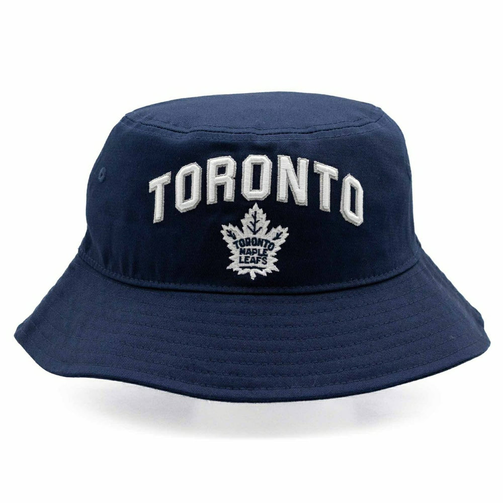 Toronto Maple Leafs Starter Slapshot NHL Bucket Hat Navy - Taass discount