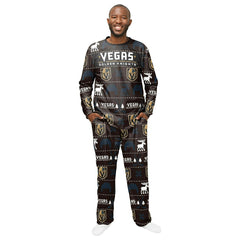 Vegas Golden Knights NHL Holiday Pajamas Set (2-Piece) - Taass near me