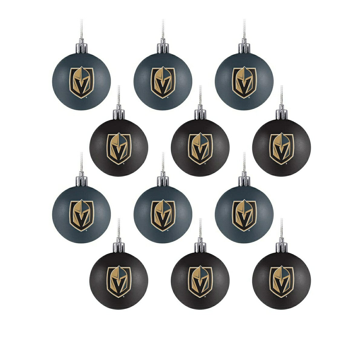 Vegas Golden Knights NHL Christmas Ornament Set (12-Piece) - Taass discount