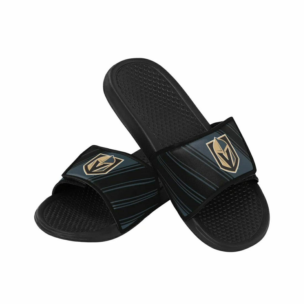 Vegas Golden Knights Legacy Velcro NHL Sport Slides - Taass sale