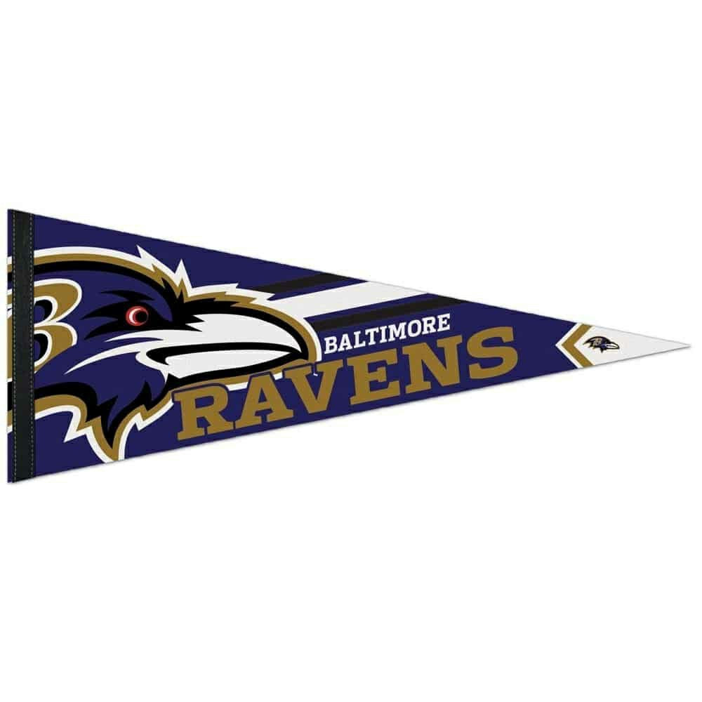 Baltimore Ravens Big Logo Premium Football NFL Pennant - Taass near me