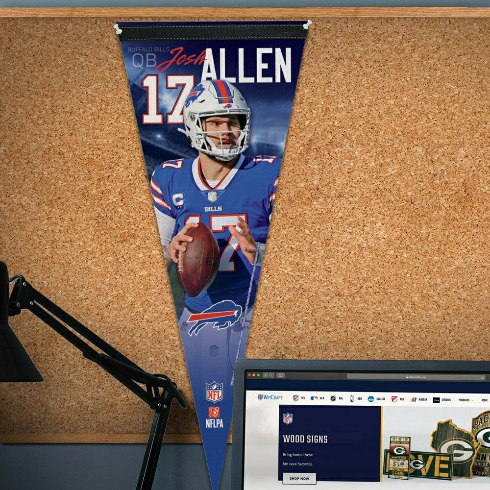 Josh Allen Buffalo Bills Premium WinCraft NFL Pennant - Taass near me