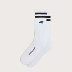 Carolina Panthers L&L '90 Classics NFL Crew Socks White - Taass online