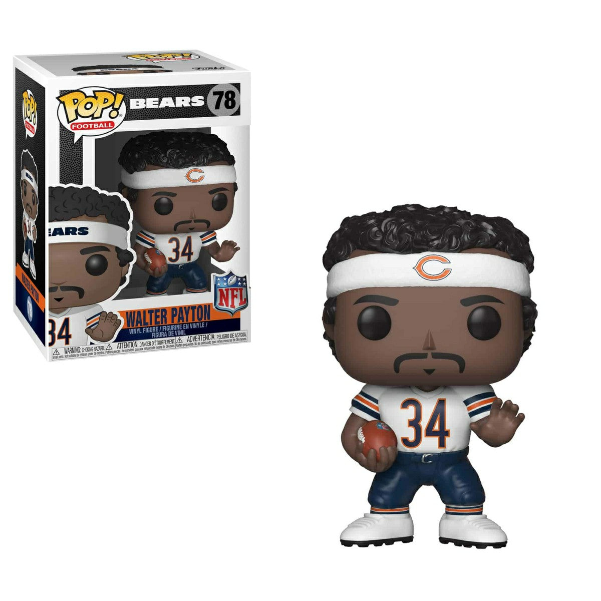 Funko POP! #78 Walter Payton Chicago Bears Vinyl NFL Figure - Taass for sale