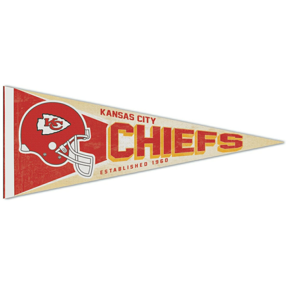 Kansas City Chiefs Premium Throwback NFL Pennant - Taass for sale