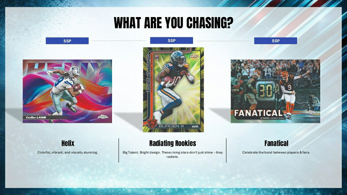 2025 Topps Chrome Football NFL Hobby Pack - Taass near me
