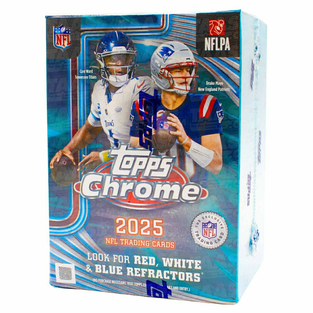 2025 Topps Chrome Football NFL Blaster Box - Taass sale