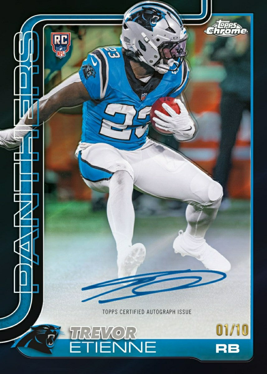 2025 Topps Chrome Football NFL Blaster Box - Taass sale