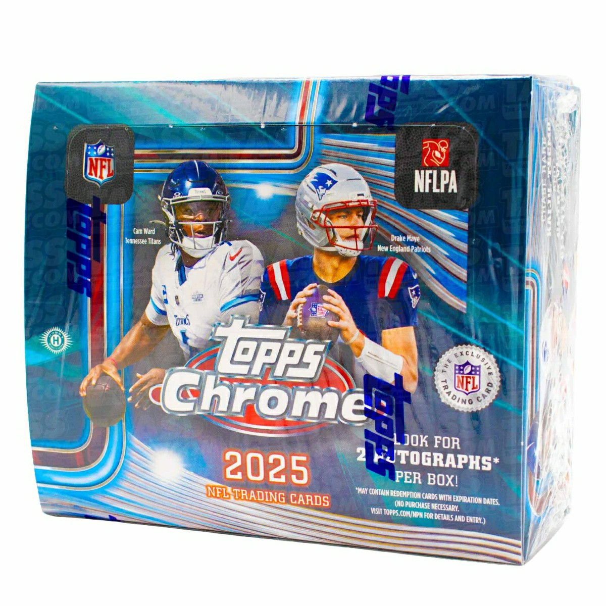 2025 Topps Chrome Football NFL Hobby Jumbo Box - Taass discount