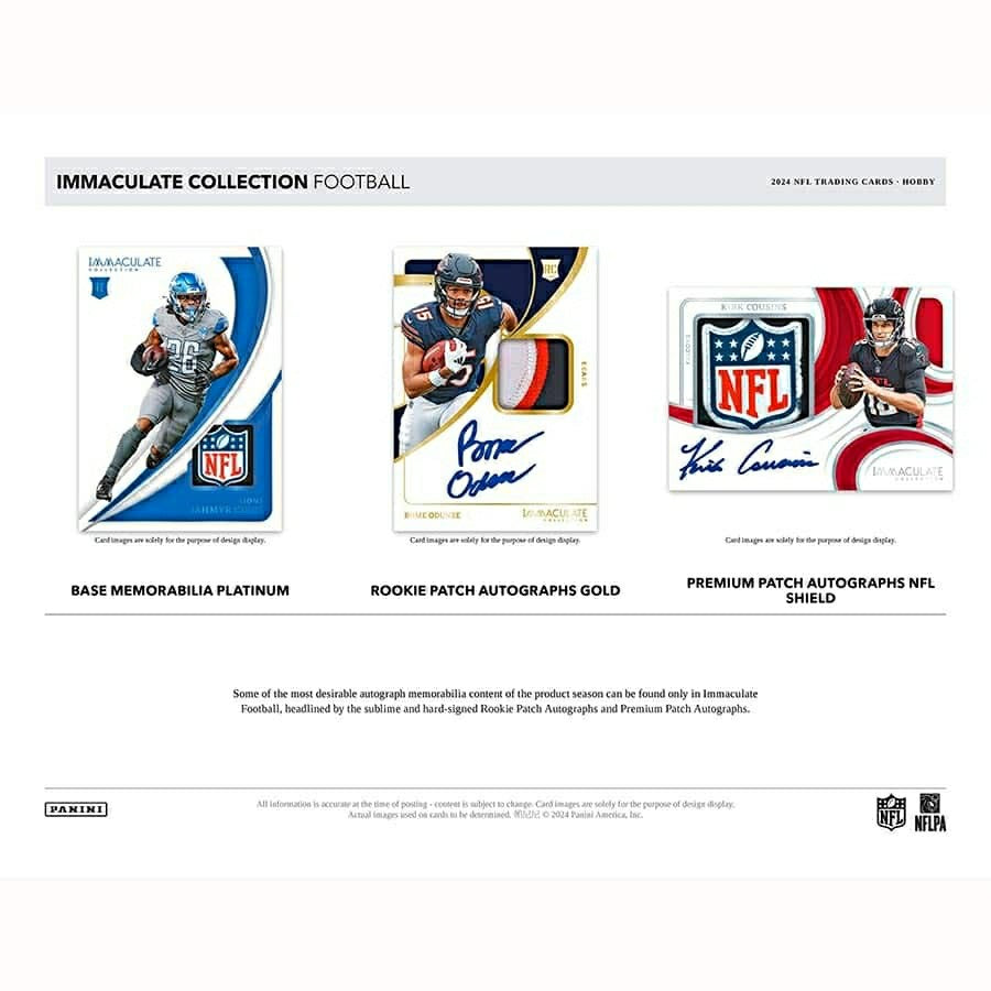 2024 Panini Immaculate Football NFL Hobby Box - Taass sale