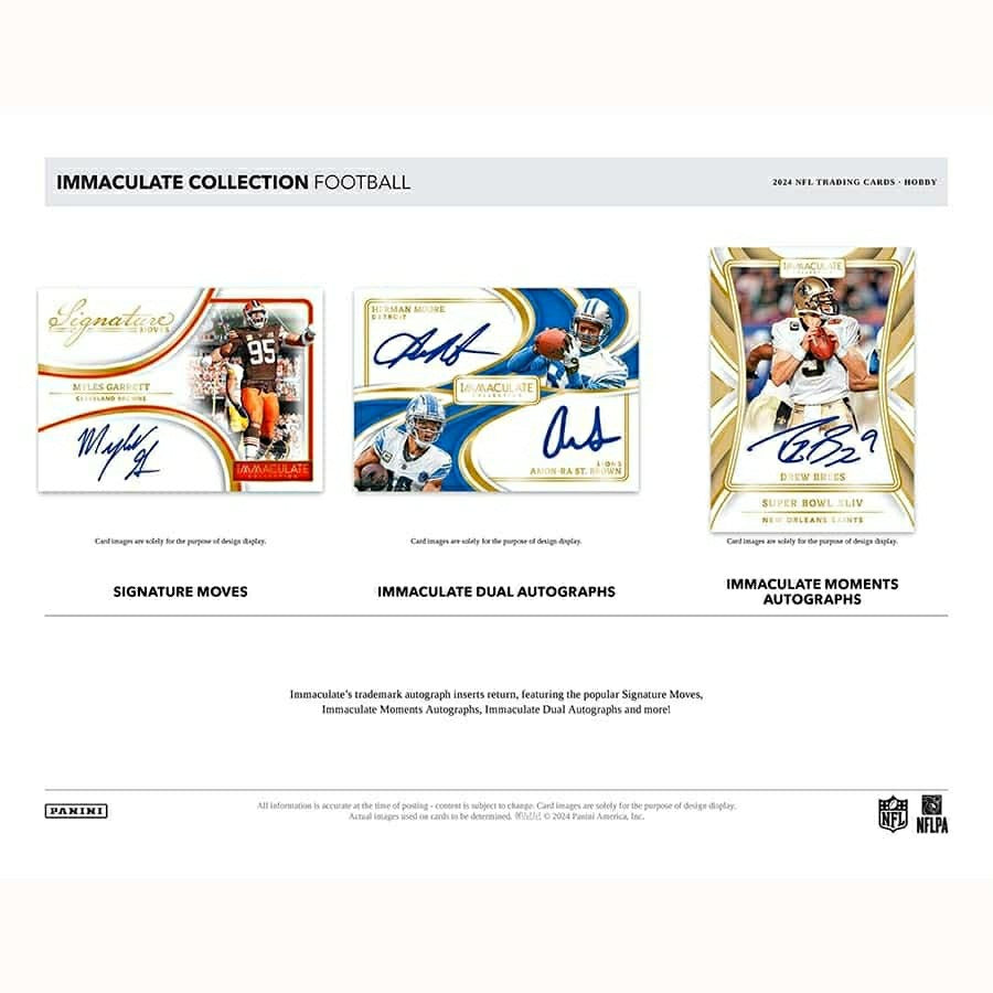 2024 Panini Immaculate Football NFL Hobby Box - Taass sale