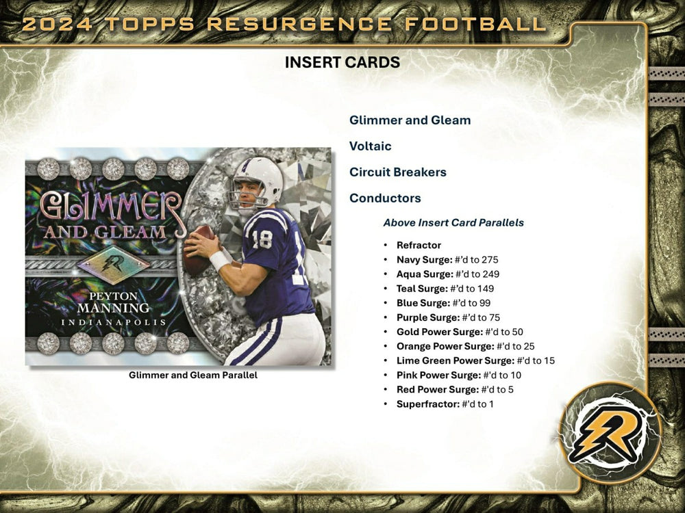 2024 Topps Resurgence Football Mega Box - Taass online