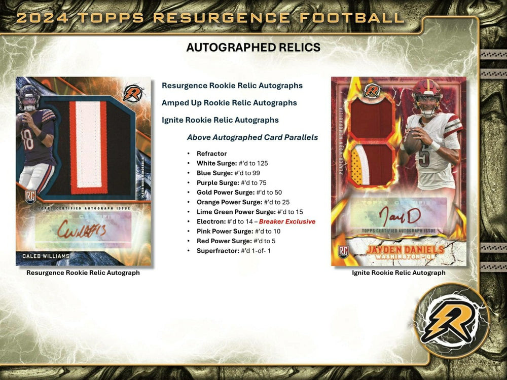 2024 Topps Resurgence Football Mega Box - Taass online