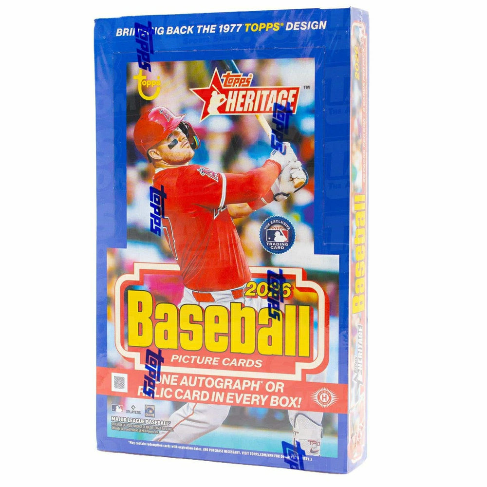 2026 Topps Heritage Baseball MLB Hobby Box - Taass sale