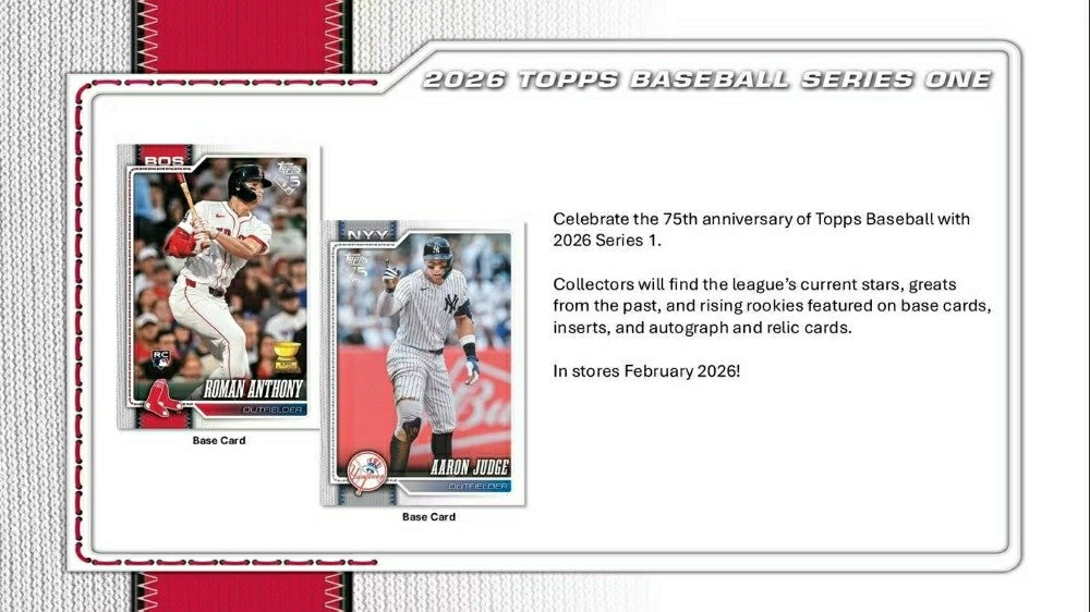 2026 Topps Series 1 Baseball MLB Mega Box - Taass US