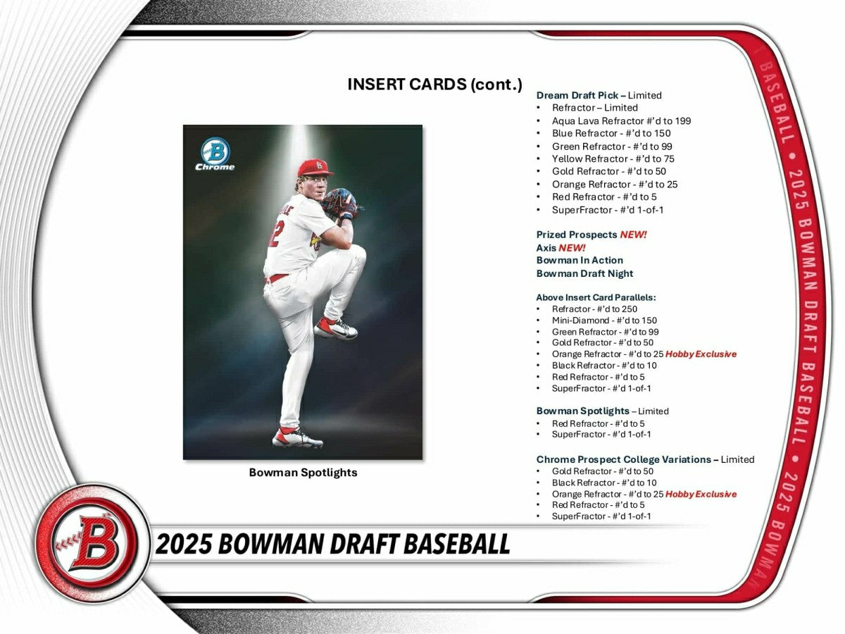 2025 Bowman Draft Baseball MLB Mega Box - Taass online
