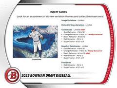2025 Bowman Draft Baseball MLB Hobby Pack - Taass near me