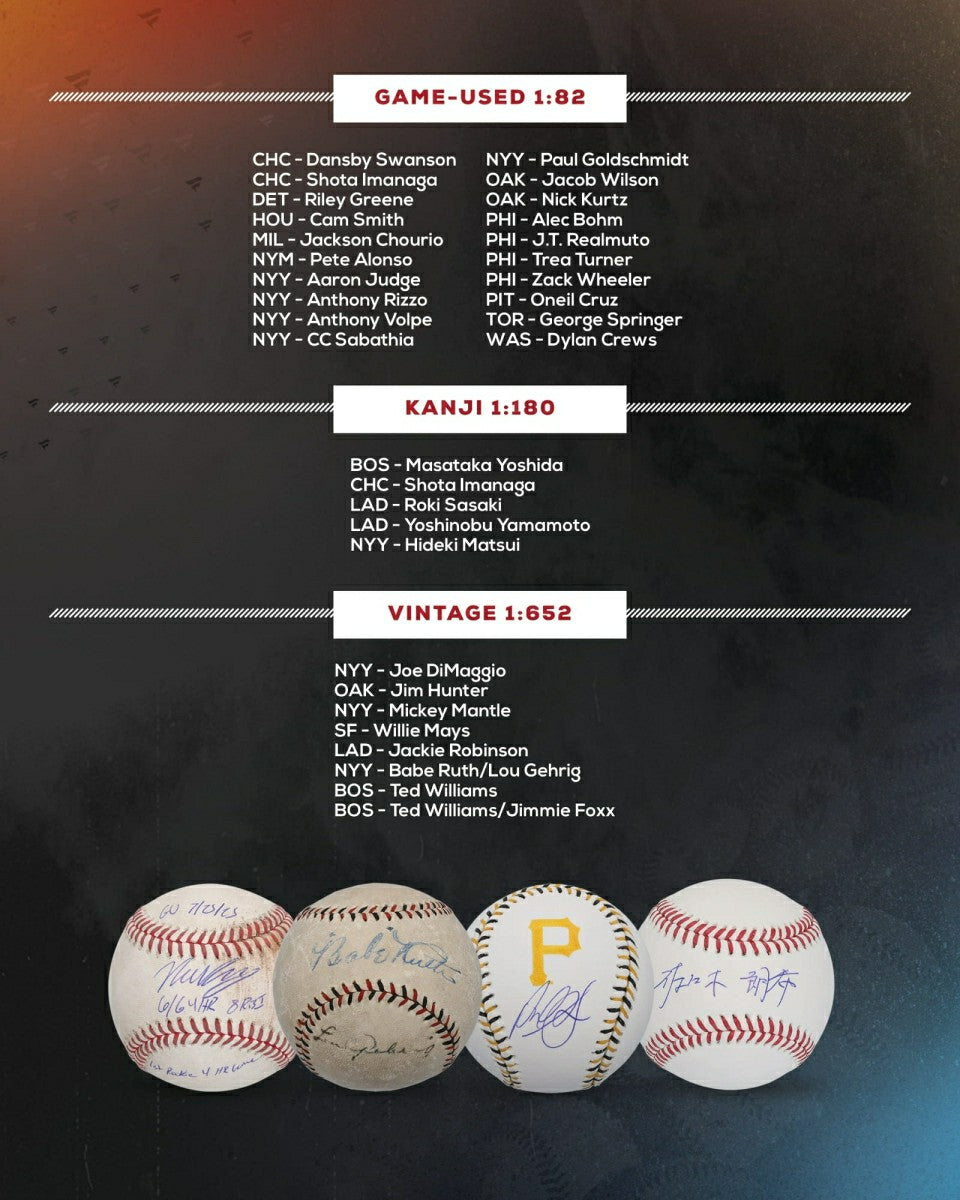 2025 Under Wraps MLB Autogramm Baseball Mystery Box Vol. 2 - Taass sale