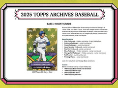 2025 Topps Archives Baseball MLB Blaster Box - Taass online