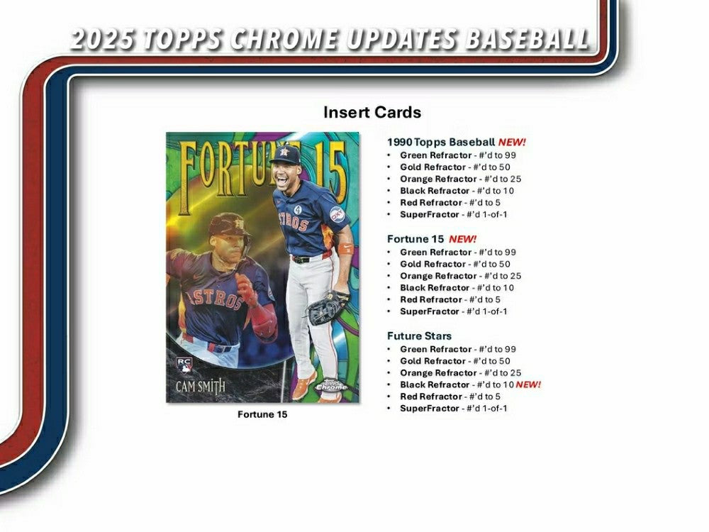 2025 Topps Chrome Update Baseball MLB Hobby Box - Taass discount