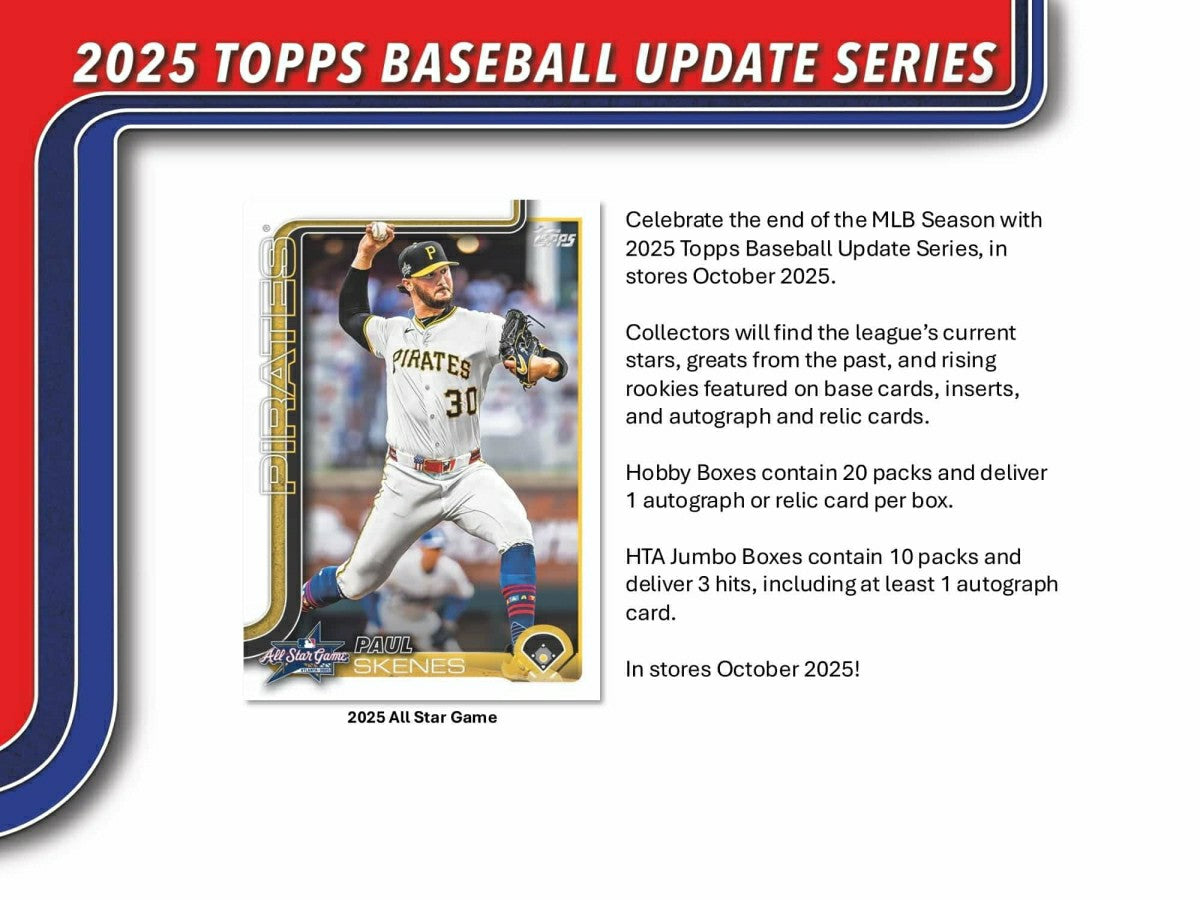 2025 Topps Update Series Baseball MLB Hobby Box - Taass near me