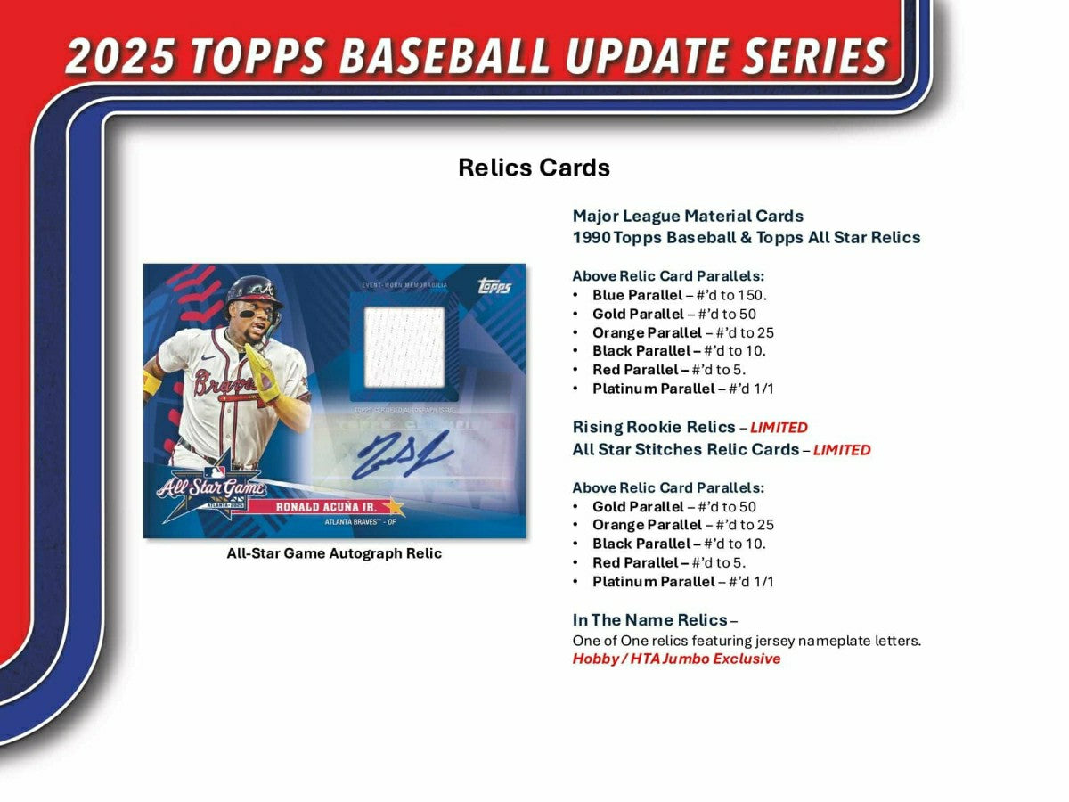 2025 Topps Update Series Baseball MLB Hobby Box - Taass near me