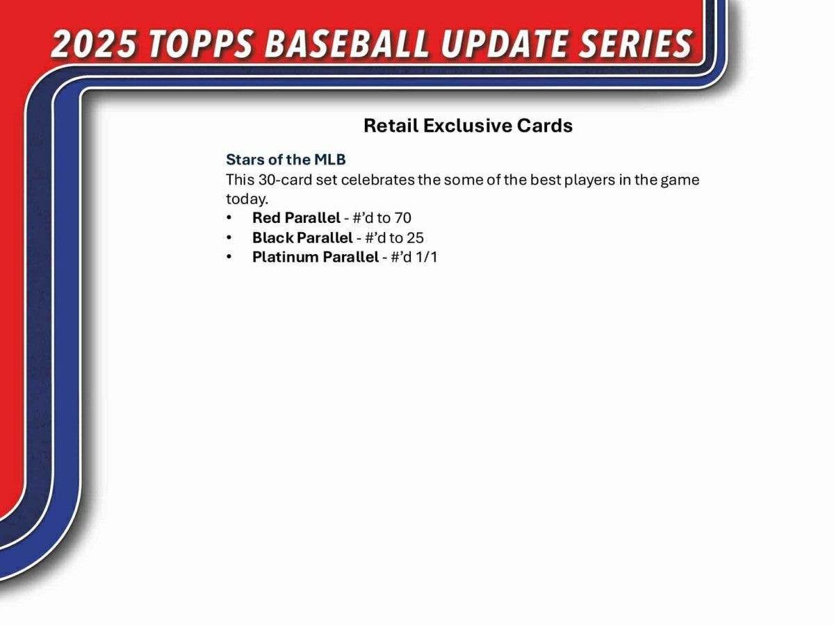 2025 Topps Update Series Baseball MLB Blaster Box - Taass sale