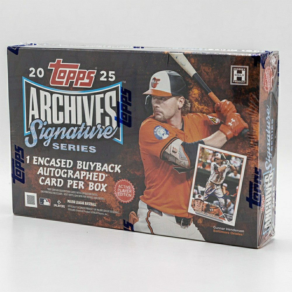 2025 Topps Archives Signature Series Baseball Hobby Box - Active Player Edition - Taass for sale
