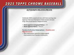 2025 Topps Chrome Baseball MLB Mega Box - Taass US