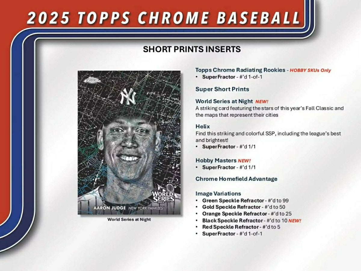 2025 Topps Chrome Baseball MLB Hobby JUMBO Box - Taass sale