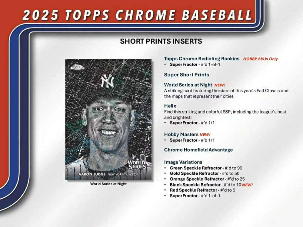 2025 Topps Chrome Baseball MLB Hobby JUMBO Box - Taass sale
