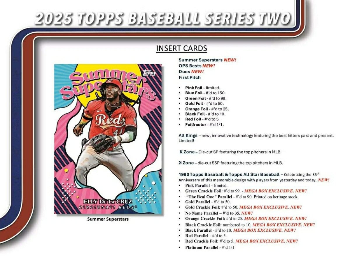 2025 Topps Series 2 Baseball MLB Blaster Box - Taass US