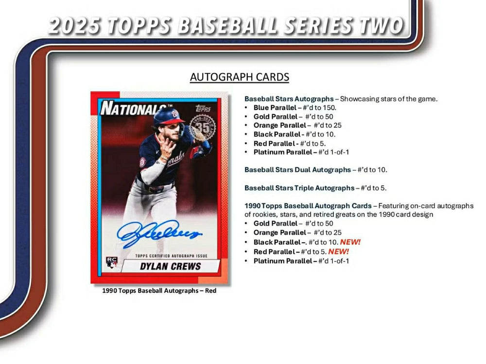 2025 Topps Series 2 Baseball MLB Blaster Box - Taass US