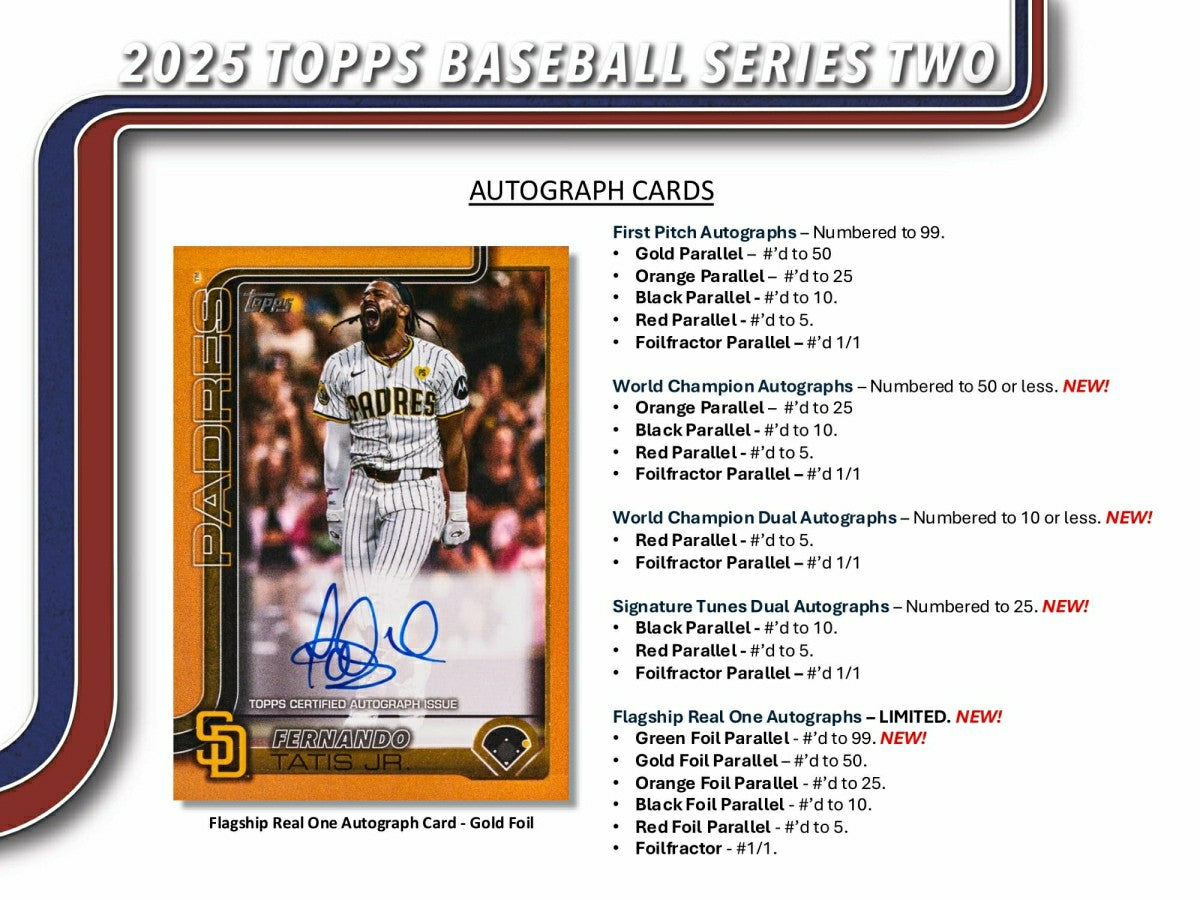 2025 Topps Series 2 Baseball MLB Jumbo Hobby Box - Taass online