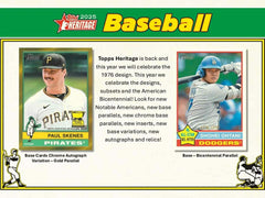 2025 Topps Heritage Baseball MLB Mega Box - Taass US