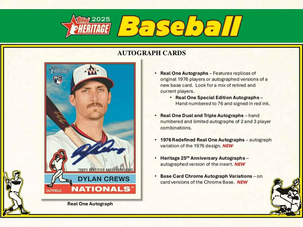 2025 Topps Heritage Baseball MLB Mega Box - Taass US