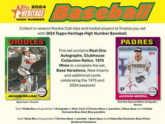 2024 Topps Heritage High Number Baseball MLB Blaster Box - Taass near me